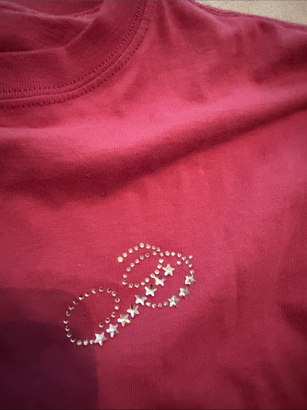 PINK Victoria's Secret Rhinestone Logo Tee - Picture 6 of 8